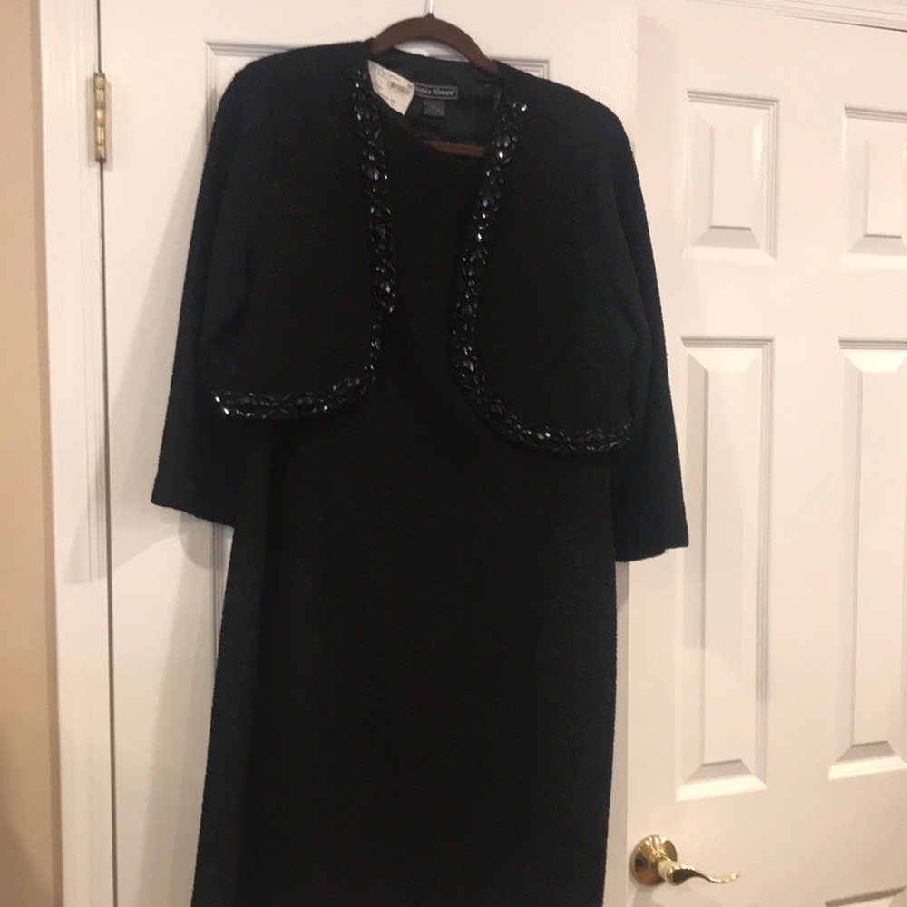 Black Jessica Howard 2 piece dress